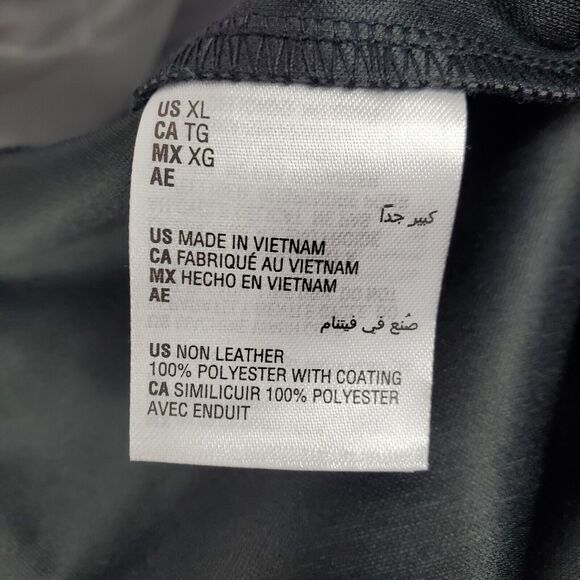 Morgan Taylor Faux Leather Womens Pants Size XL Black Stretchy Pull on - Picture 8 of 11